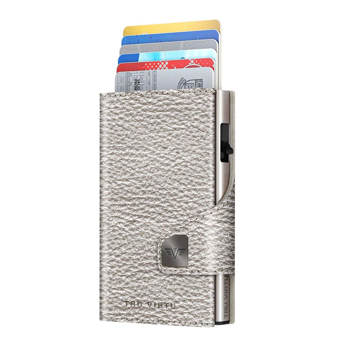 Tru Virtu Wallet Click & Slide Classic Silver Metallic/Silver