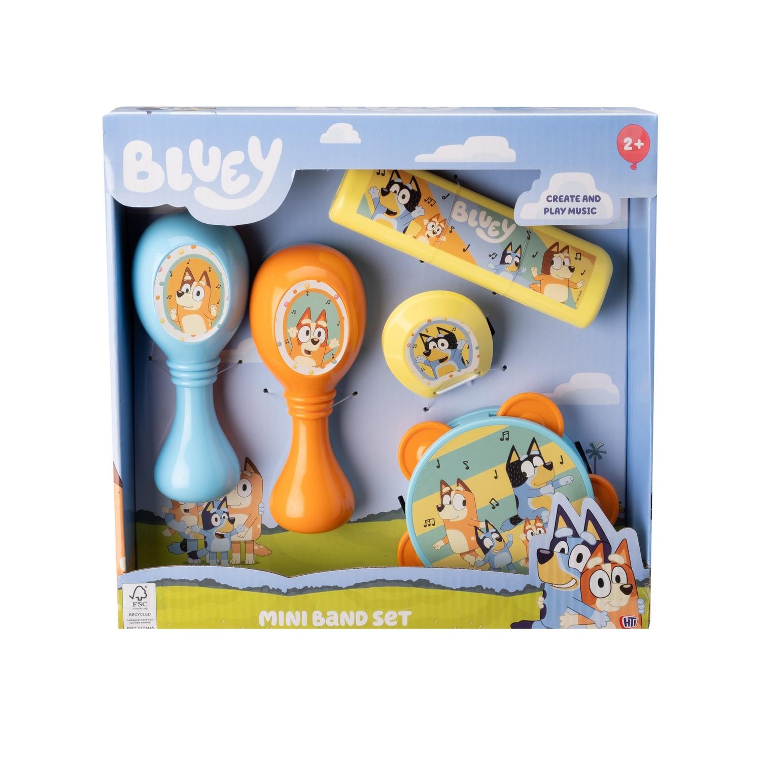 Bluey Blaues Mini-Band-Set
