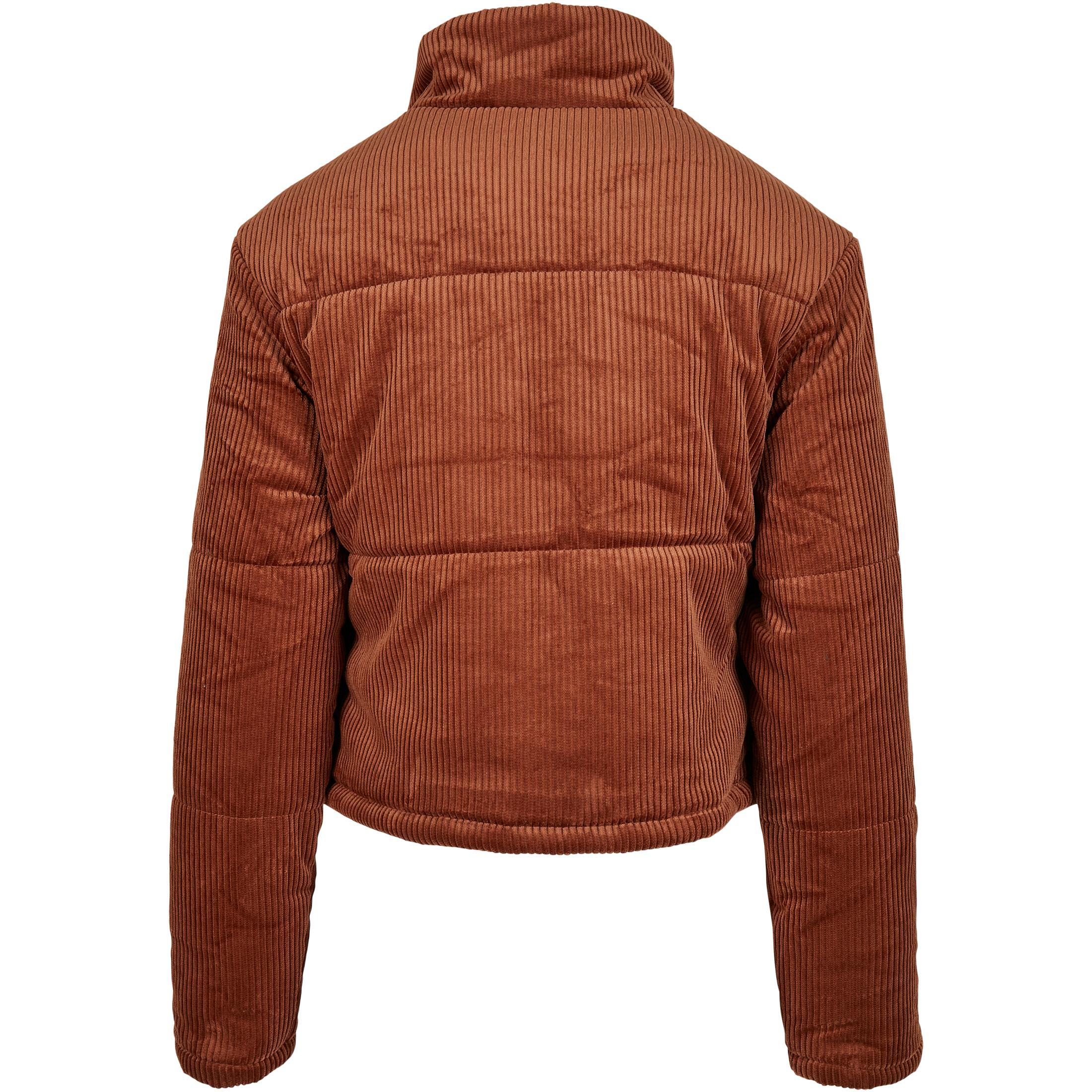 URBAN CLASSICS damenjacke corduroy puffer (grandes tailles)