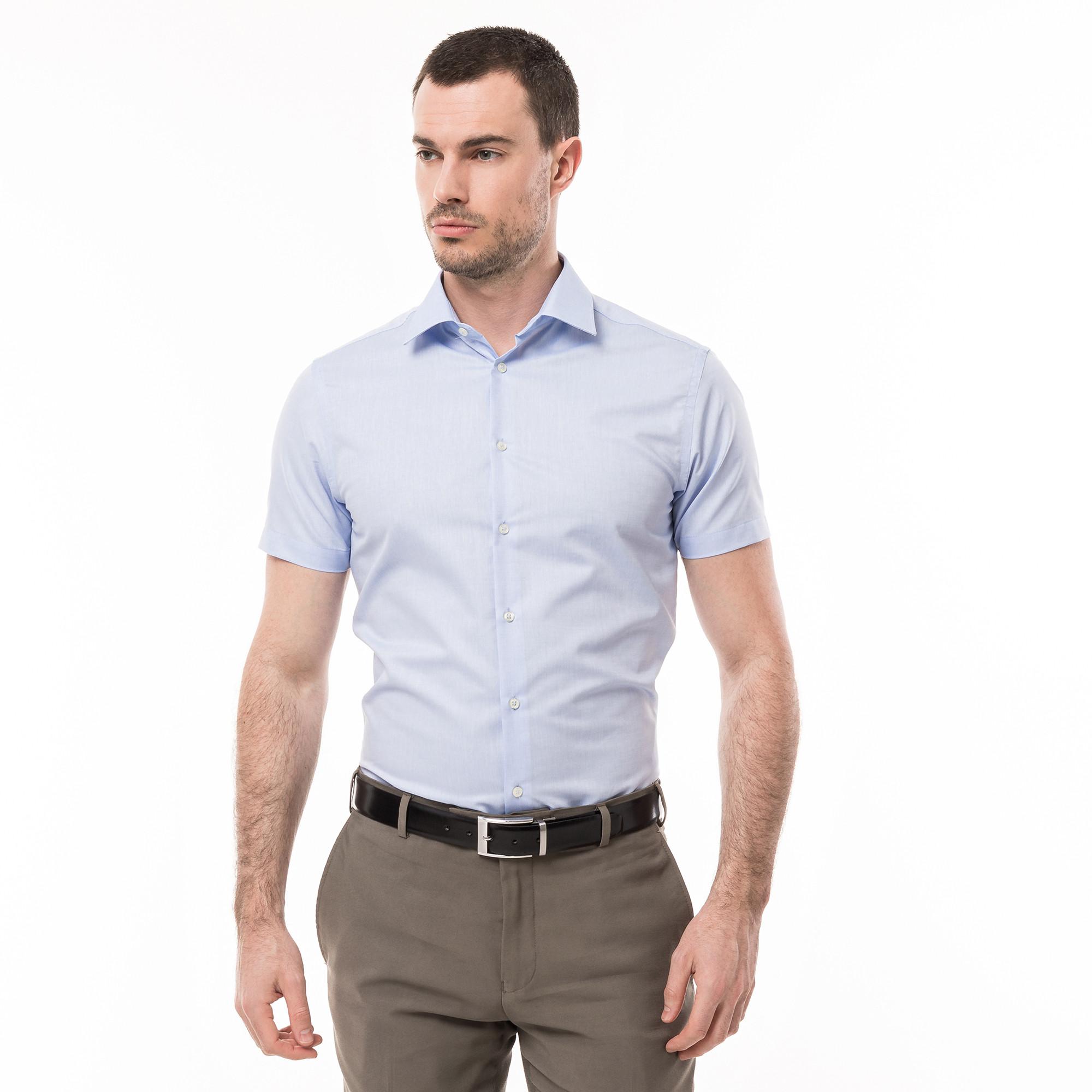Manor Man Modern Fit Kurzarmhemd