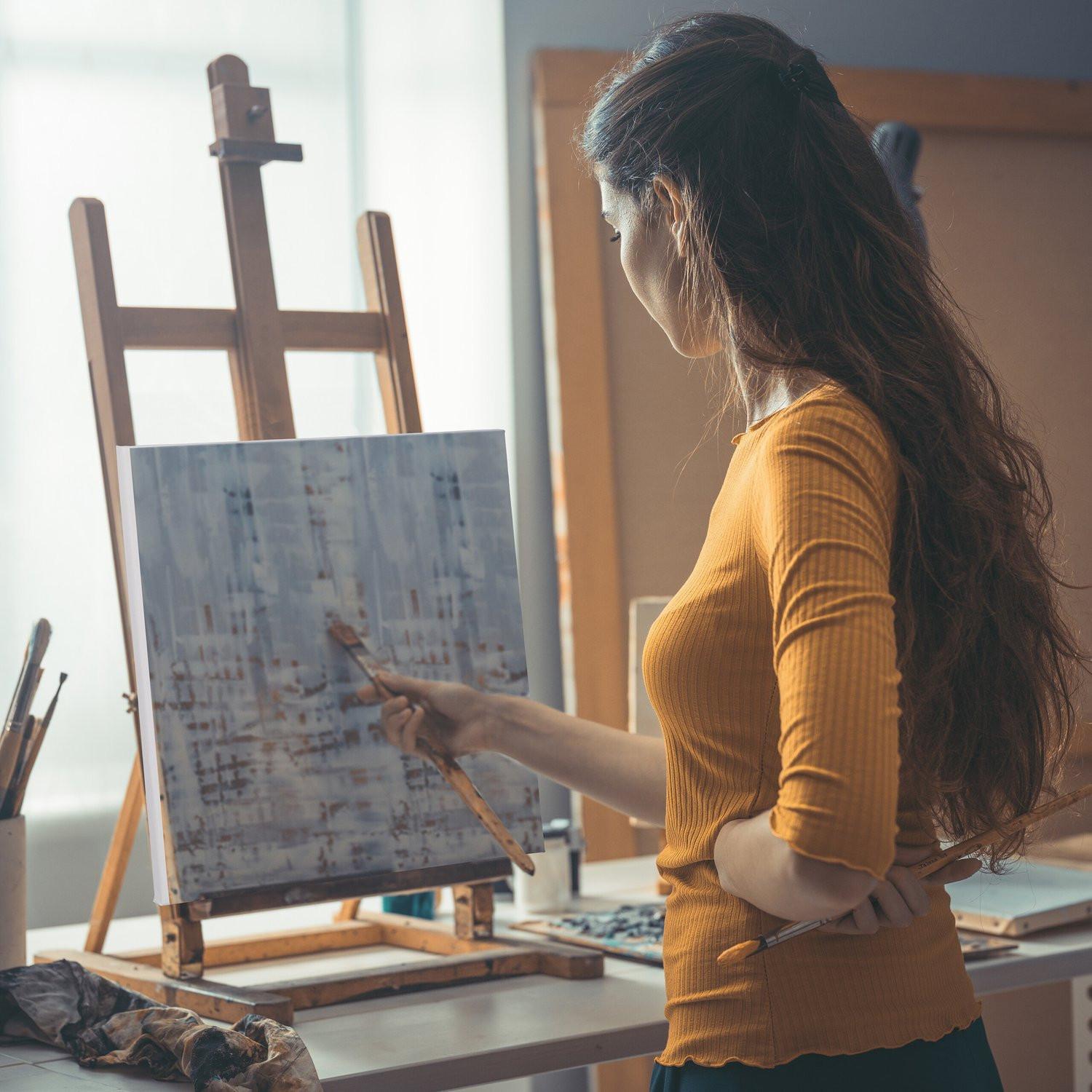 B2X Quadratisches Leinwandset mit 16 Stück