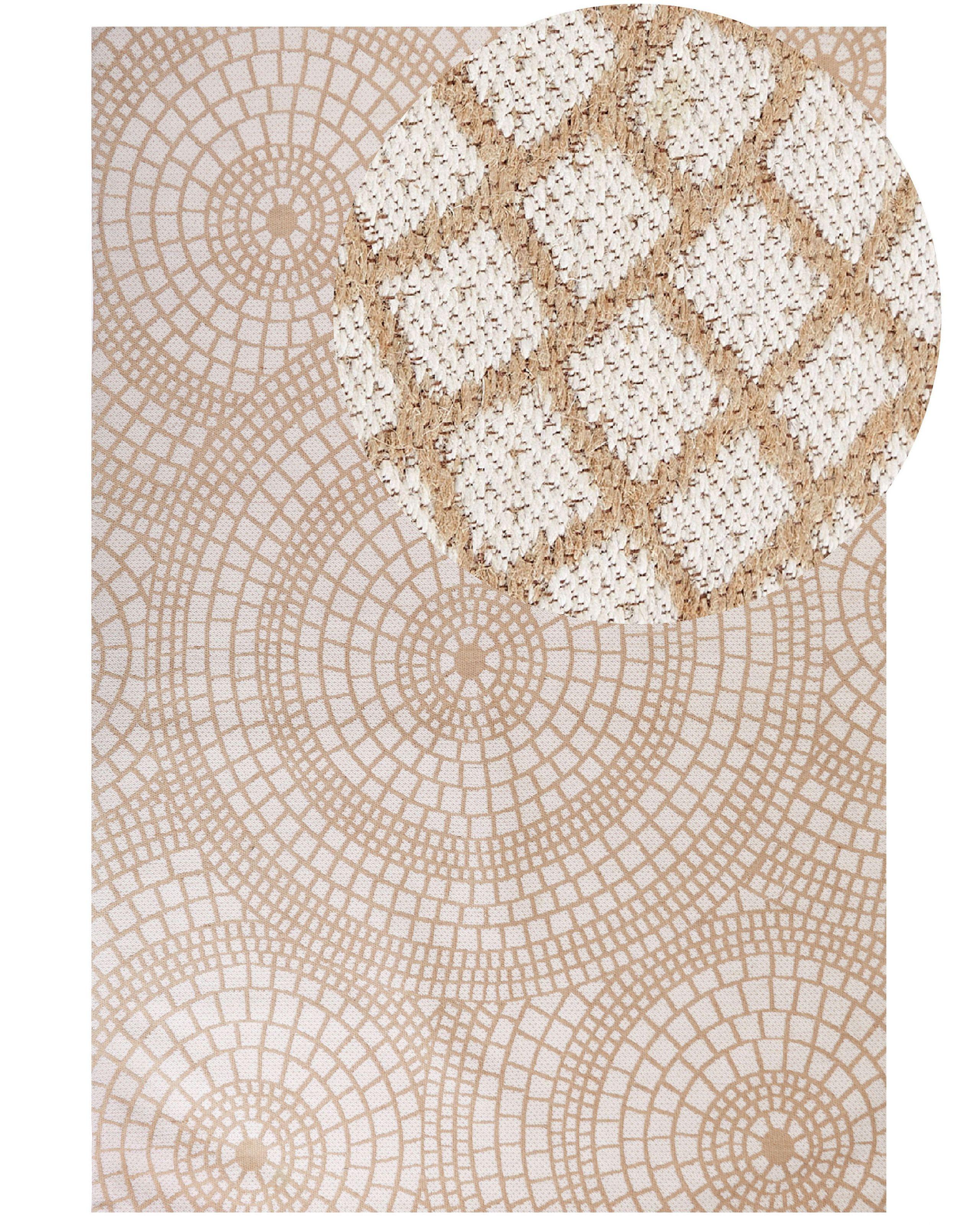 Beliani Teppich aus Jute Boho ARIBA