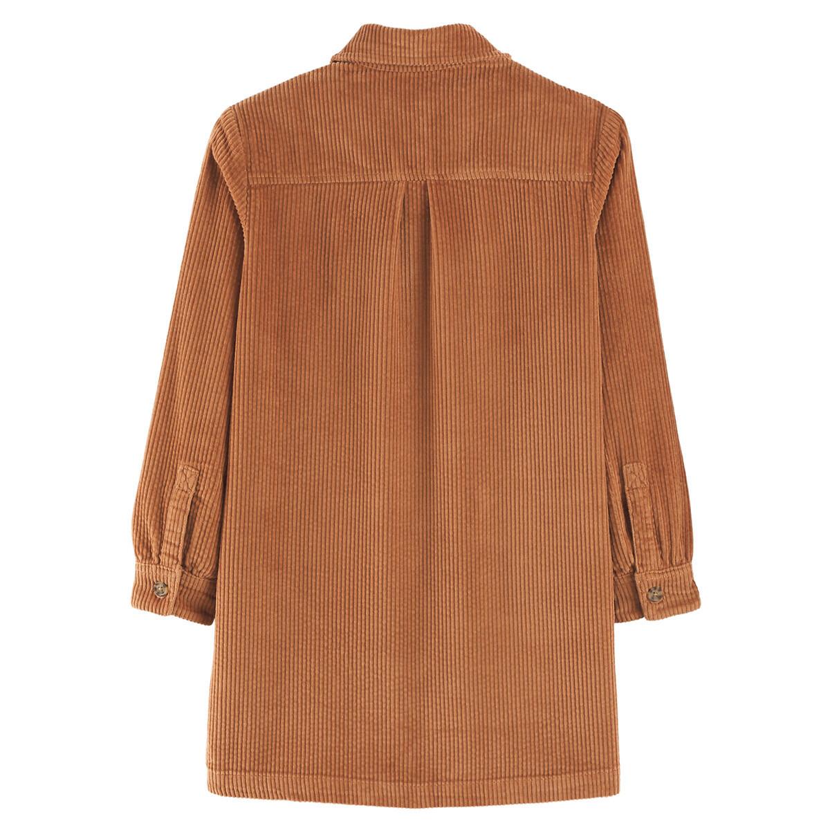 La Redoute Collections Langärmeliges Cord-Kleid