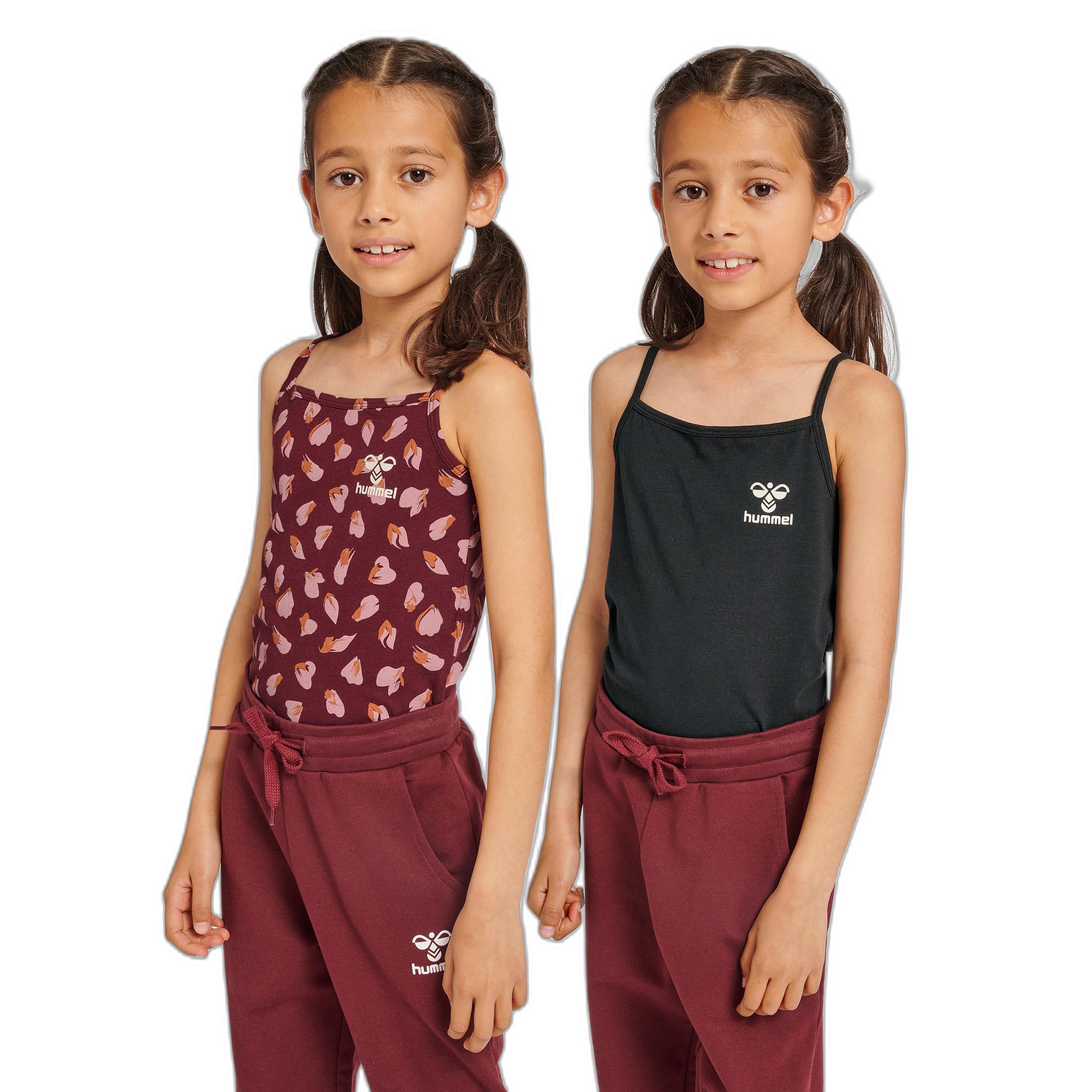 Hummel tank-tops mit trägern, mädchen carolina (x2)