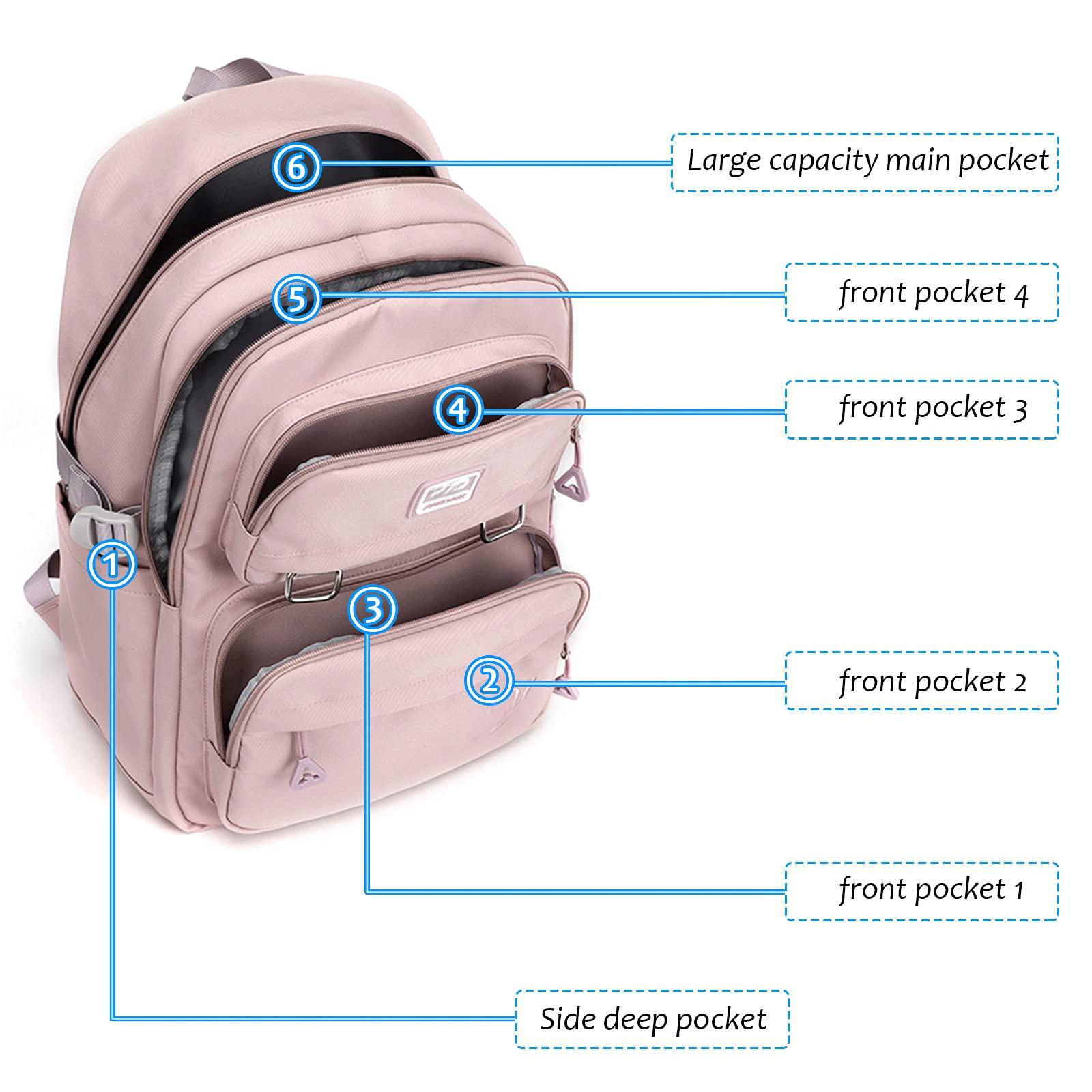 Only-bags.store Schulrucksack Teenager Schultasche wasserdicht Rucksack Schule viele Fächer Laptopfach