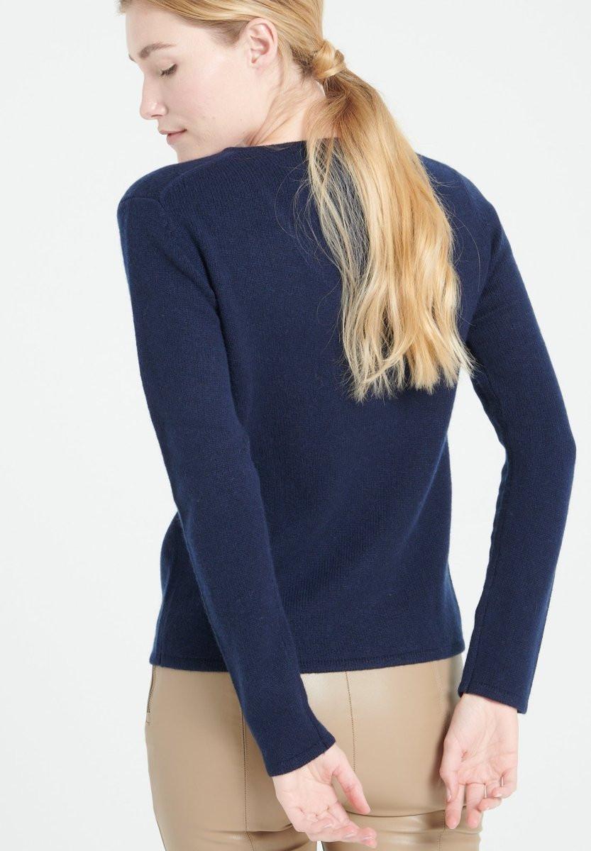 Studio Cashmere8 LILLY 20 Pullover mit V-Ausschnitt 4 Fäden - 100% Kaschmir