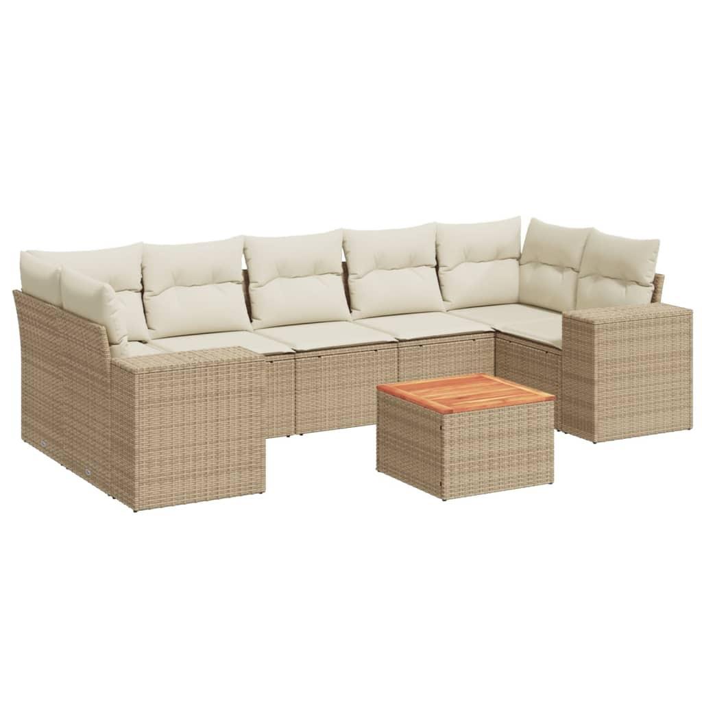 VidaXL Garten sofagarnitur poly-rattan