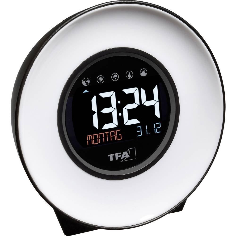 TFA Dostmann MOOD LIGHT Lichtwecker mit Naturgeräuschen und Farbwechsel-Stimmungslicht