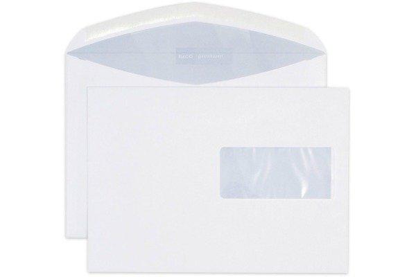 elco ELCO Couvert Premium m/Fenster C5 32496 100g, weiss 500 Stück