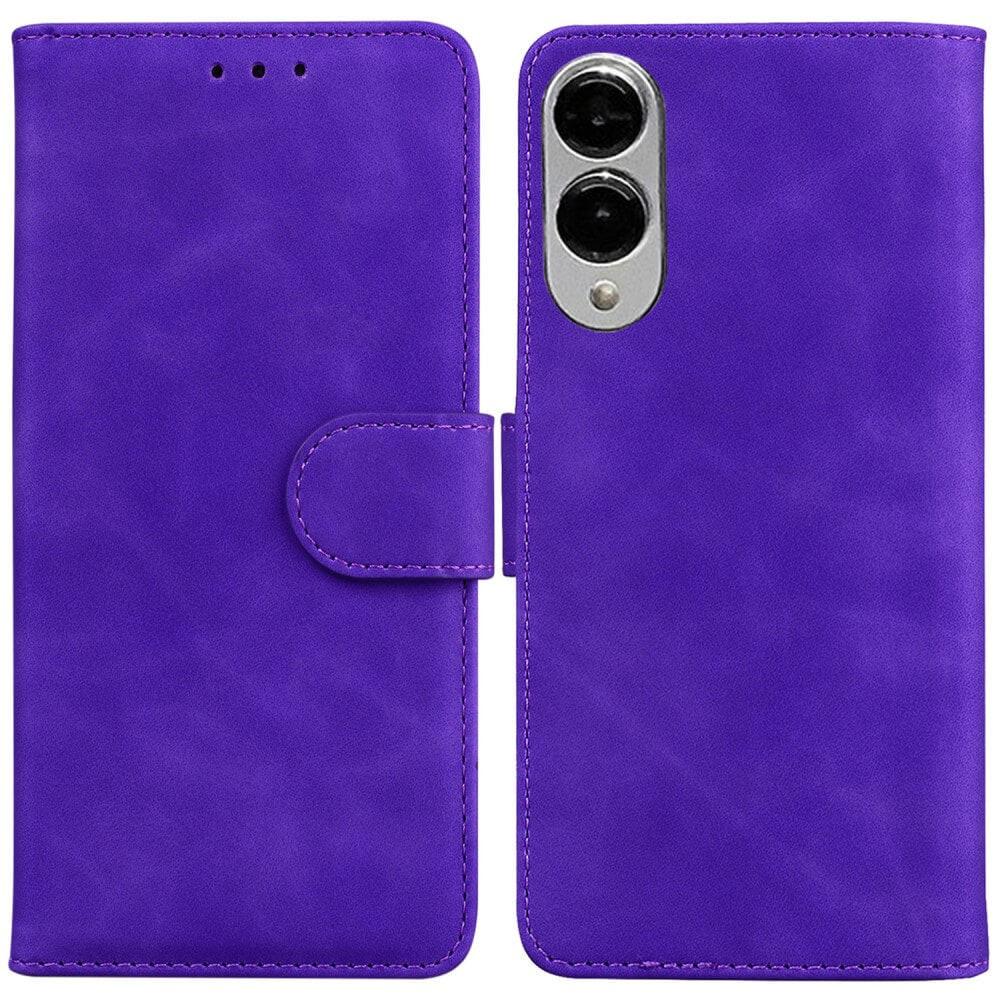Cover-Discount Galaxy S25 Edge - Solide Leder Etui Hülle