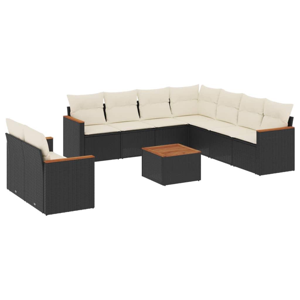 VidaXL Garten sofagarnitur poly-rattan