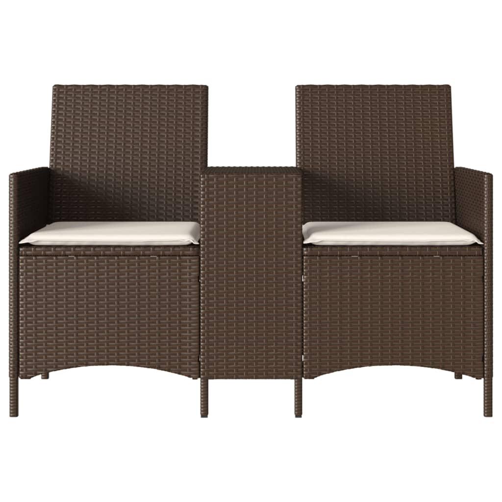 VidaXL Gartensofa poly-rattan