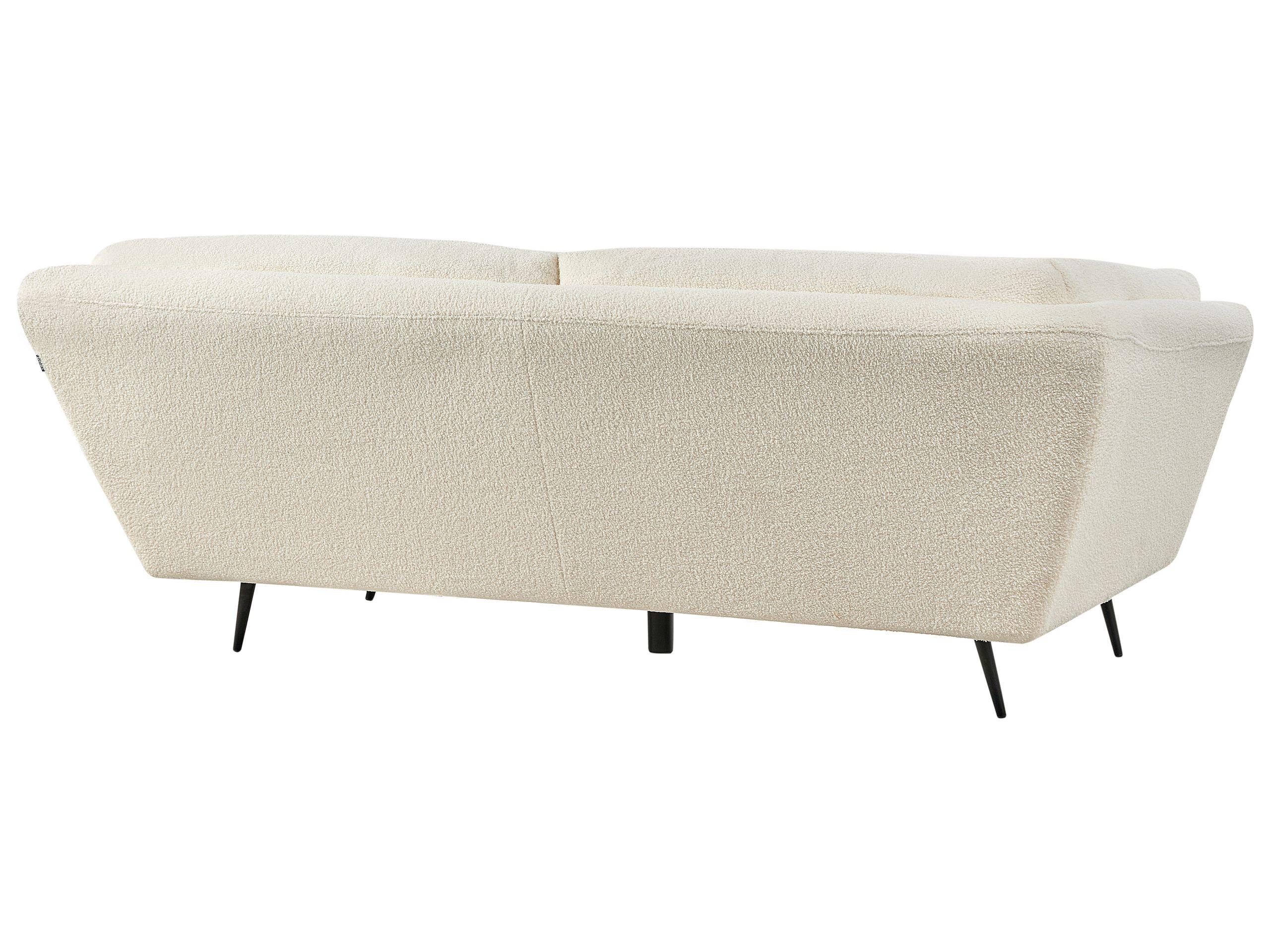 Beliani 3 Sitzer Sofa aus Bouclé Retro LENVIK