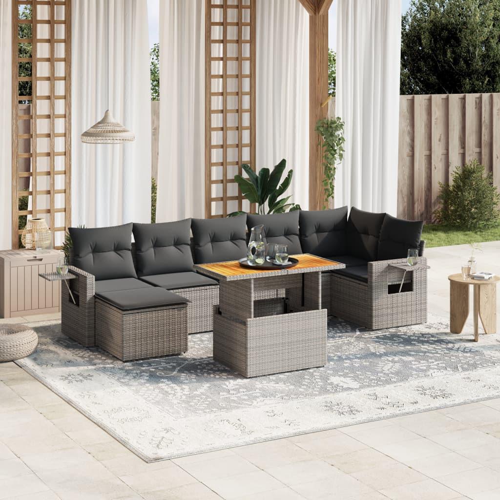 VidaXL Garten sofagarnitur poly-rattan