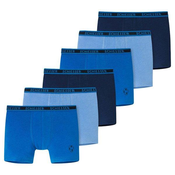 Schiesser 6er Pack Kids Boys 95/5 Organic Cotton - Shorts / Pants