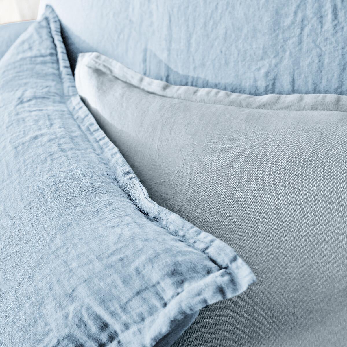La Redoute Intérieurs Kissen- und Nackenrollenbezug Linot aus vorgewaschenem Leinen