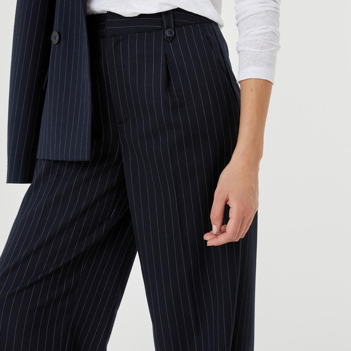 La Redoute Collections Nadelstreifen Loose Fit Hose