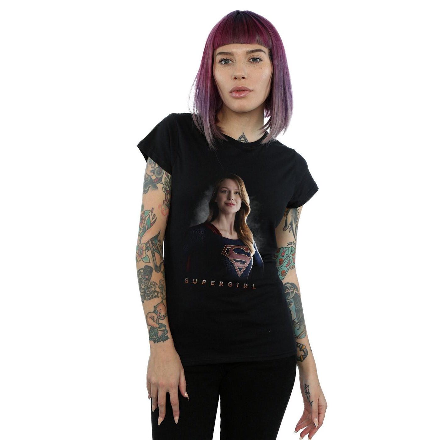 DC COMICS Supergirl Melissa Benoist Fotodruck T-Shirt