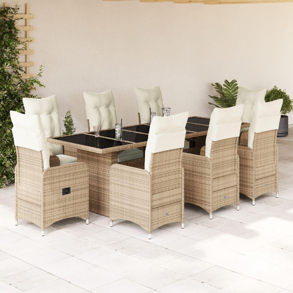 VidaXL Bistro set poly-rattan
