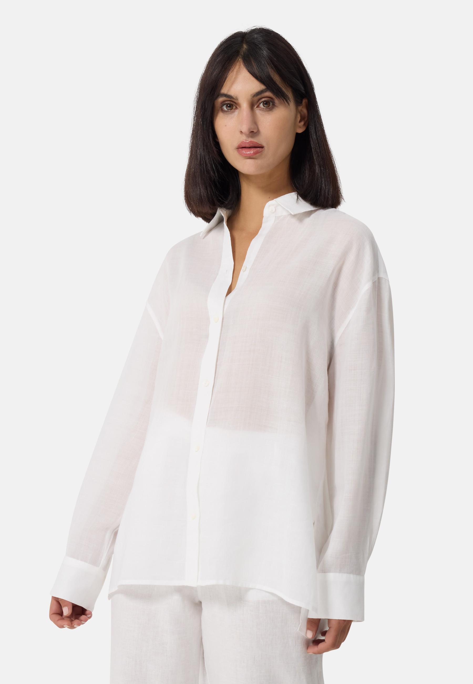 CASH-MERE.CH Ramie Bluse Oversize Style