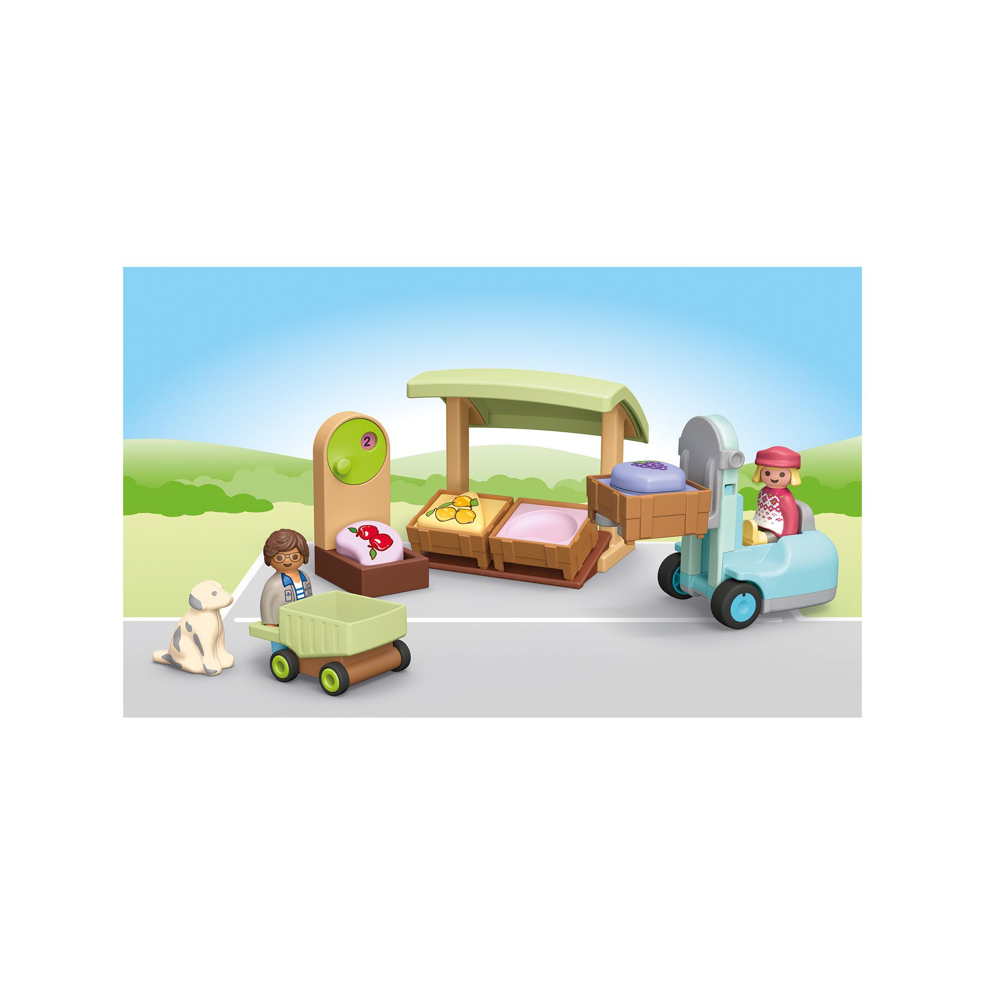 Playmobil 7169 Marktstand Gabelstapler