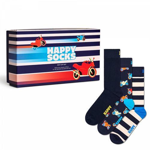 Happy Socks HappySocks 3er Geschenkset Navy 36-40