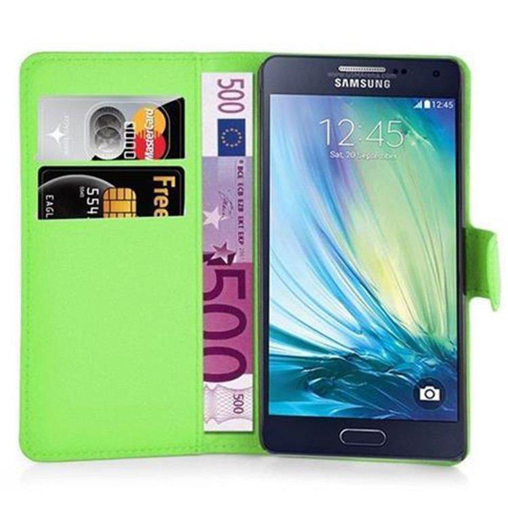 Cadorabo Hülle für Samsung Galaxy A3 2015 Standfunktion, Kartenfach