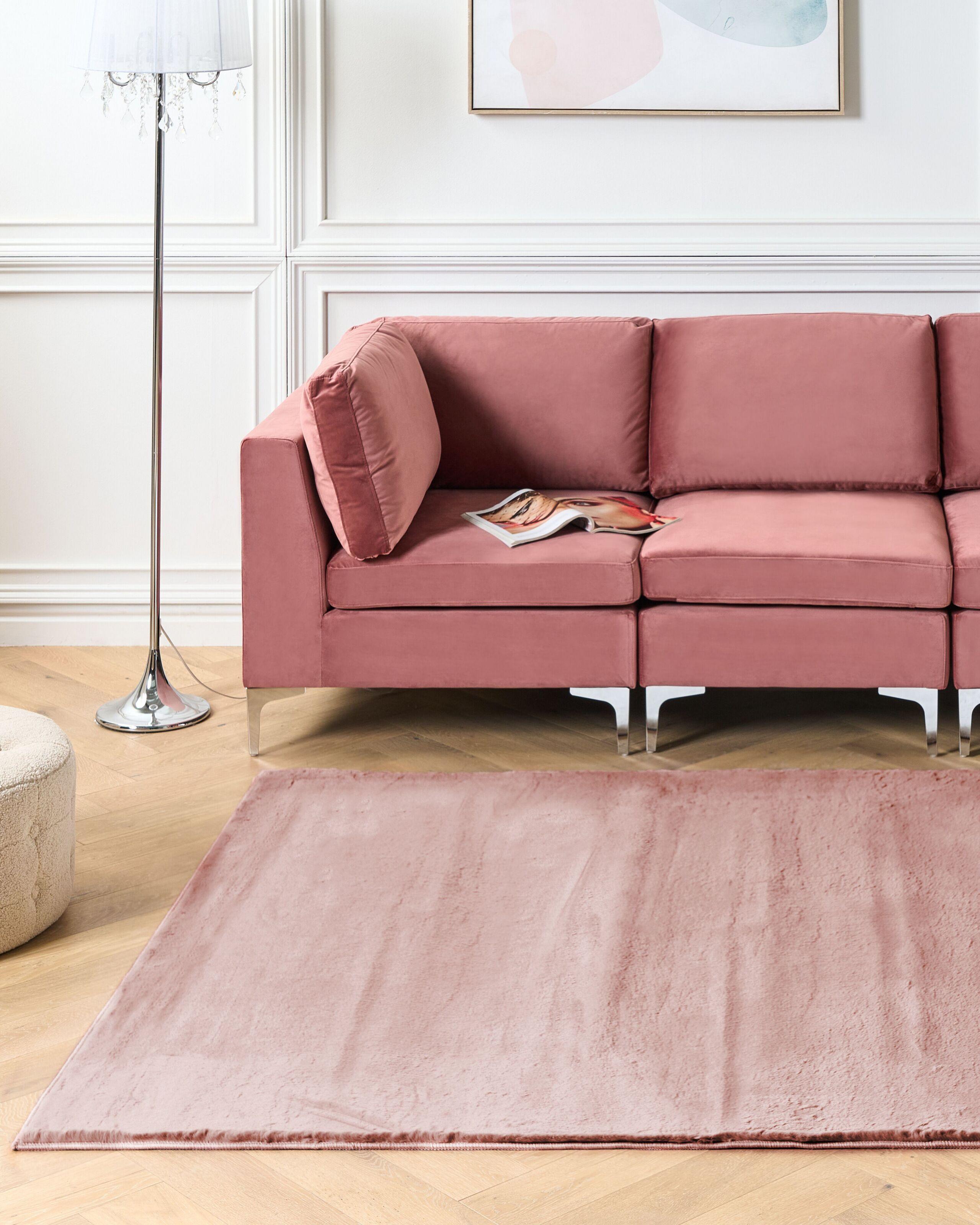 Beliani Kunstfellteppich aus Polyester Modern MIRPUR