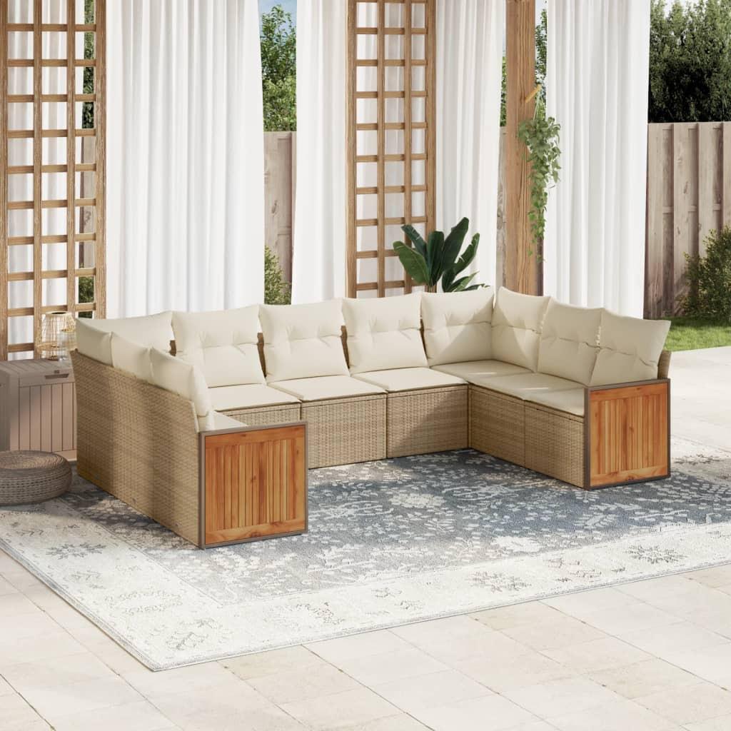 VidaXL Garten sofagarnitur poly-rattan