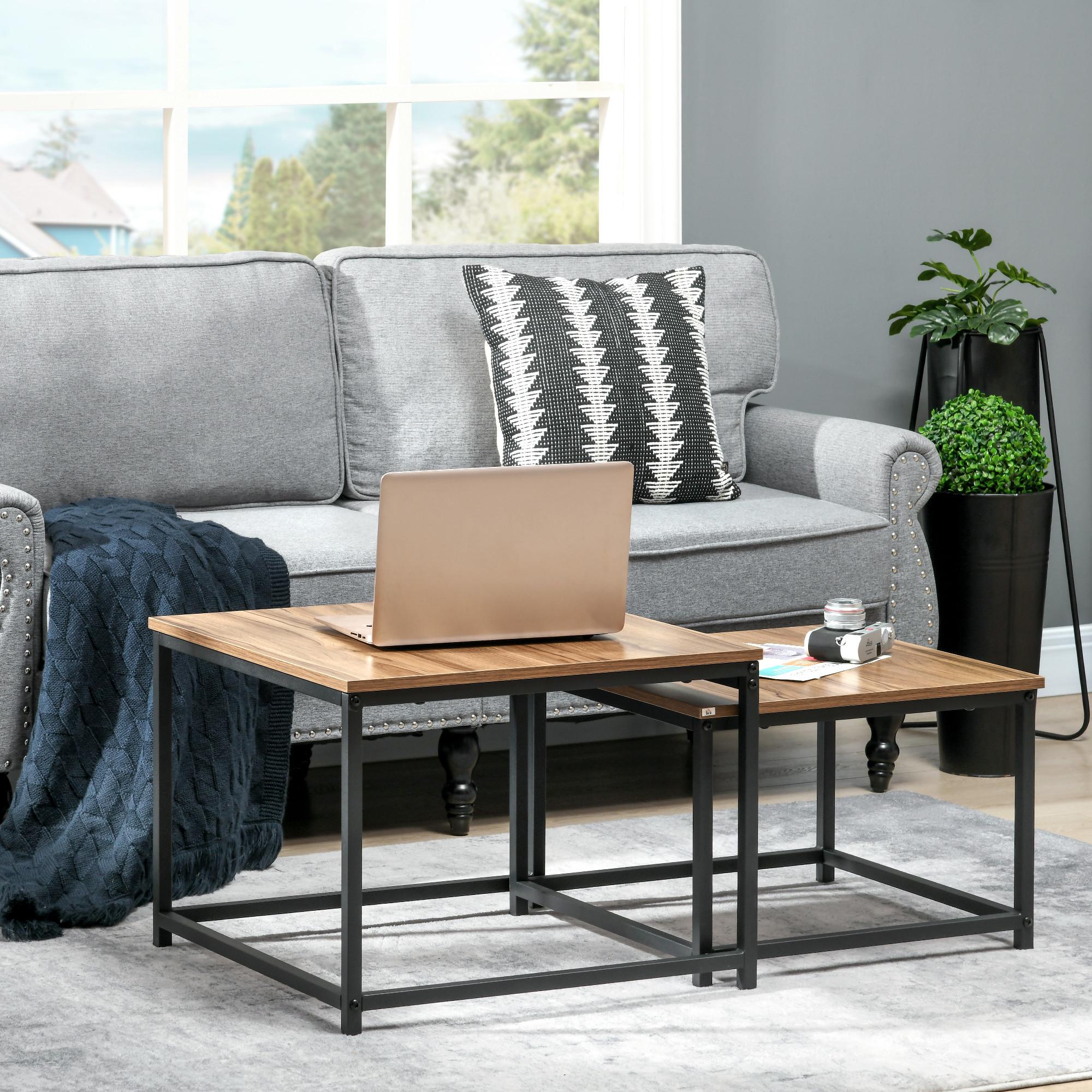 HOMCOM Couchtisch-Set