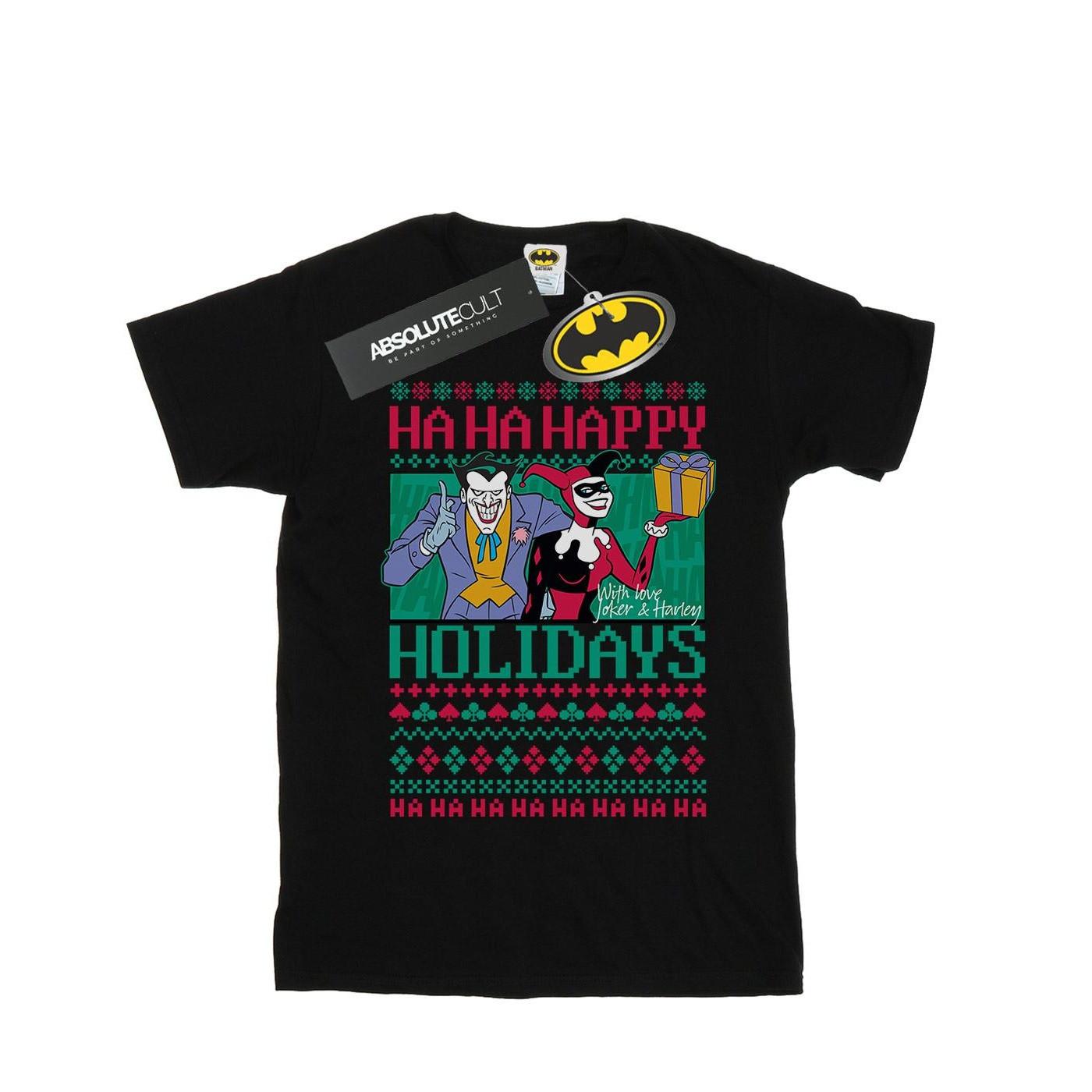 DC COMICS Ha Ha Happy Holidays T-Shirt