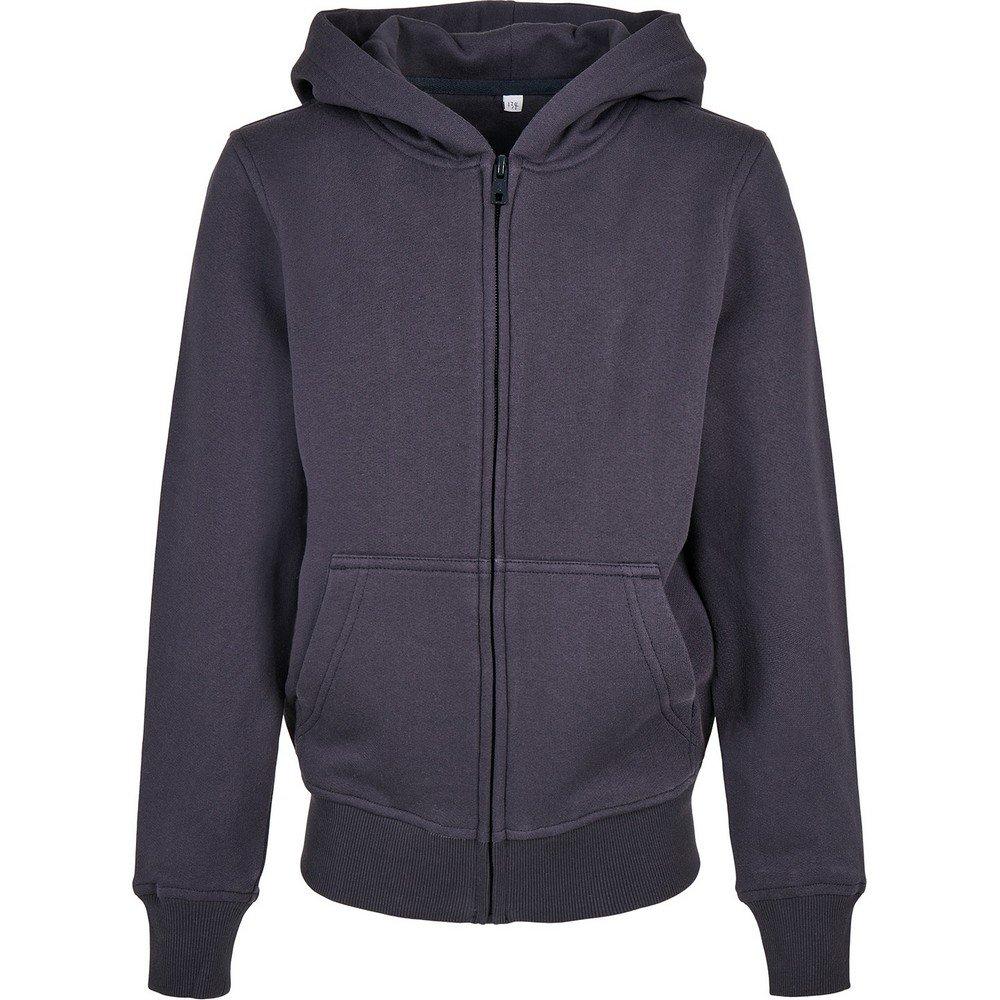 Build Your Own Basic Hoodie mit durchgehendem Reißverschluss