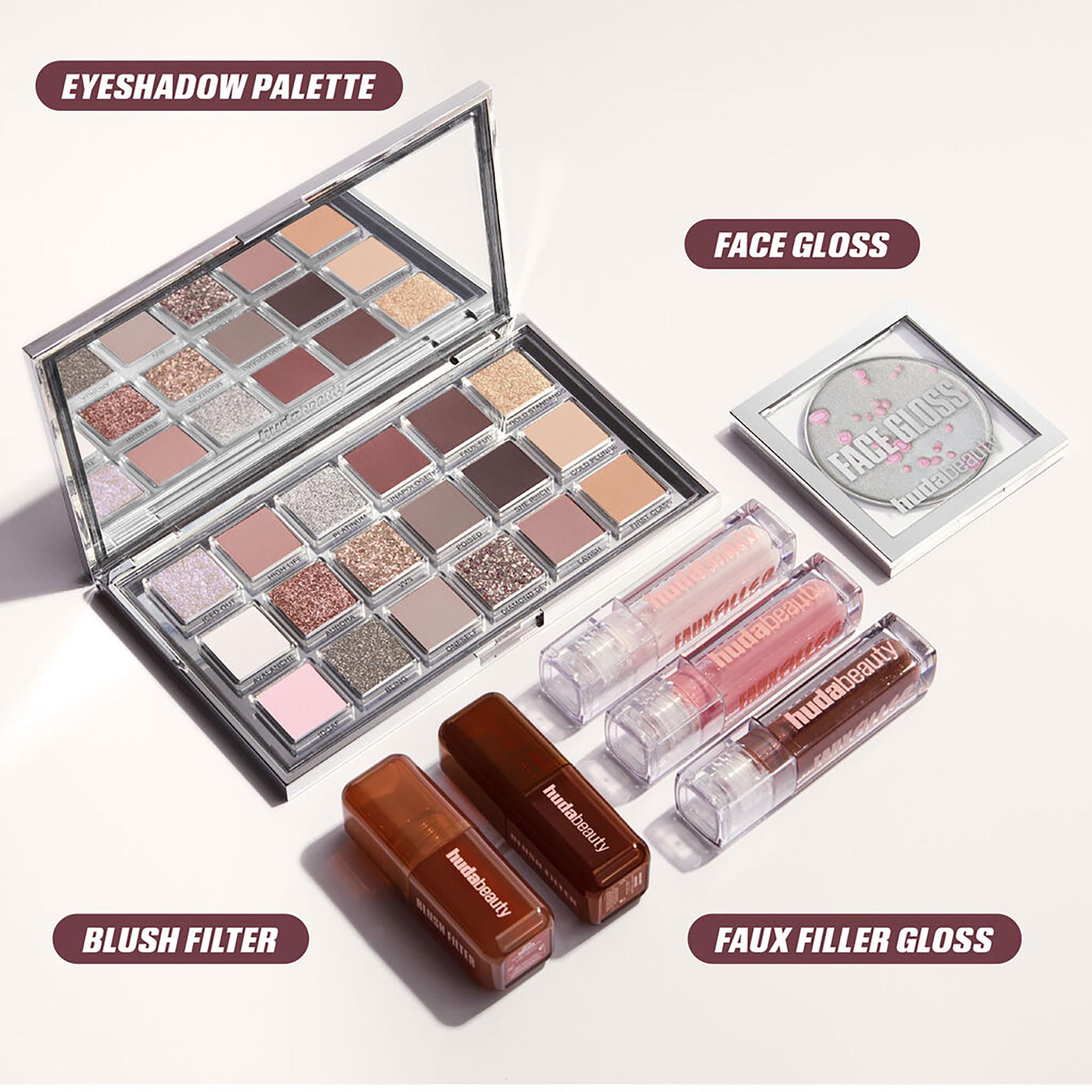 Huda Beauty FAUX FILLER LIP GLOSS FOXY Faux Filler - Hochglänzender Lipgloss