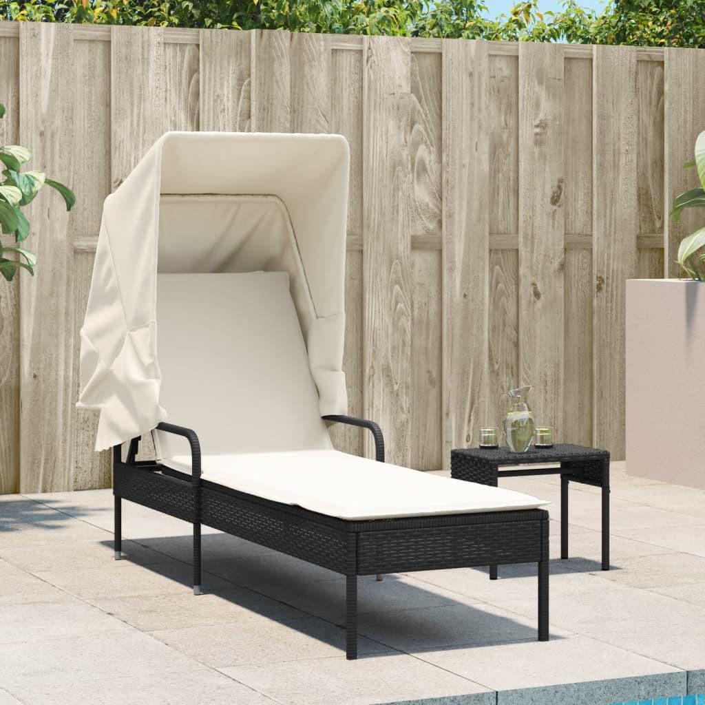 VidaXL Sonnenliege poly-rattan