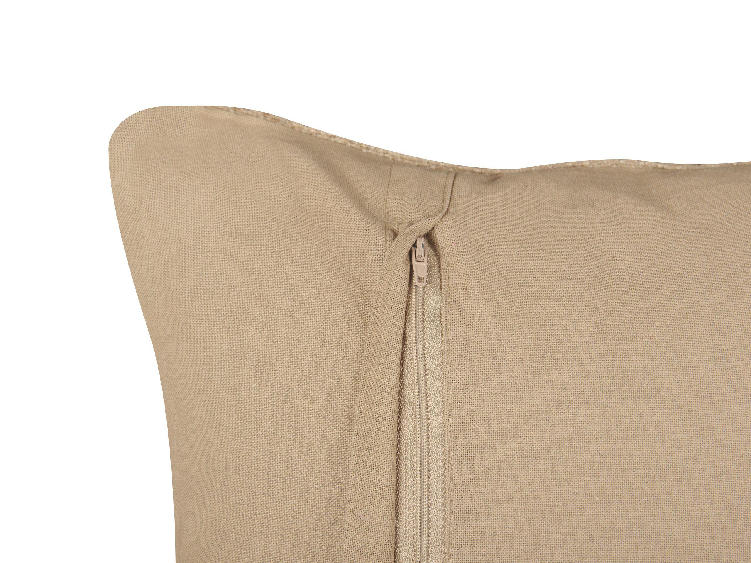 Beliani Dekokissen 2er Set aus Jute Boho DESALIX