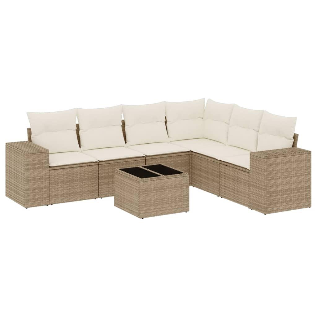 VidaXL Garten sofagarnitur poly-rattan