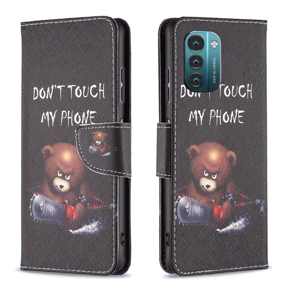 Cover-Discount Nokia G11 / G21 - Leder Hülle Don't Touch