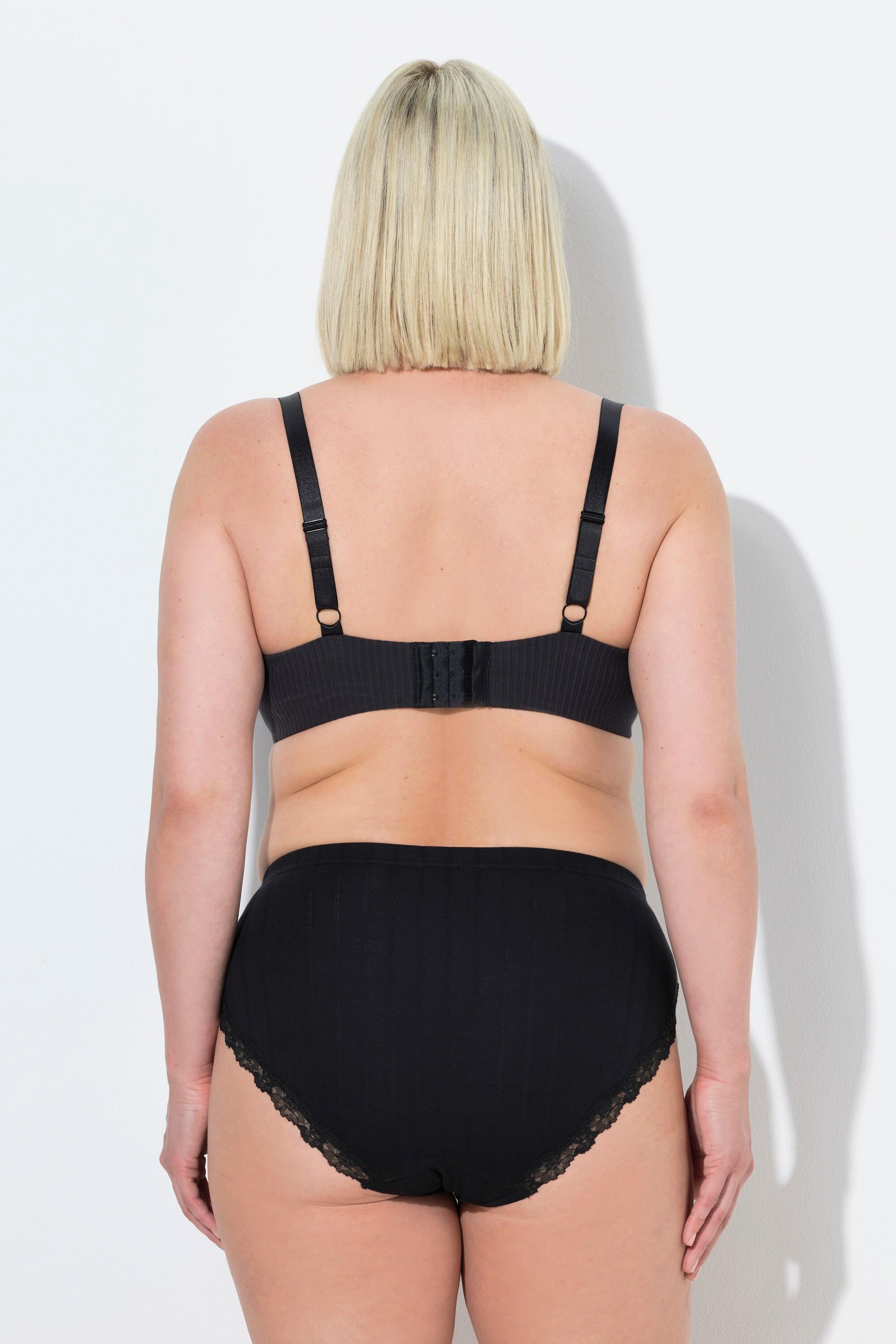 Ulla Popken Balconette-BH, Softcups, Balconette-BH, Ajour, Cup B - E