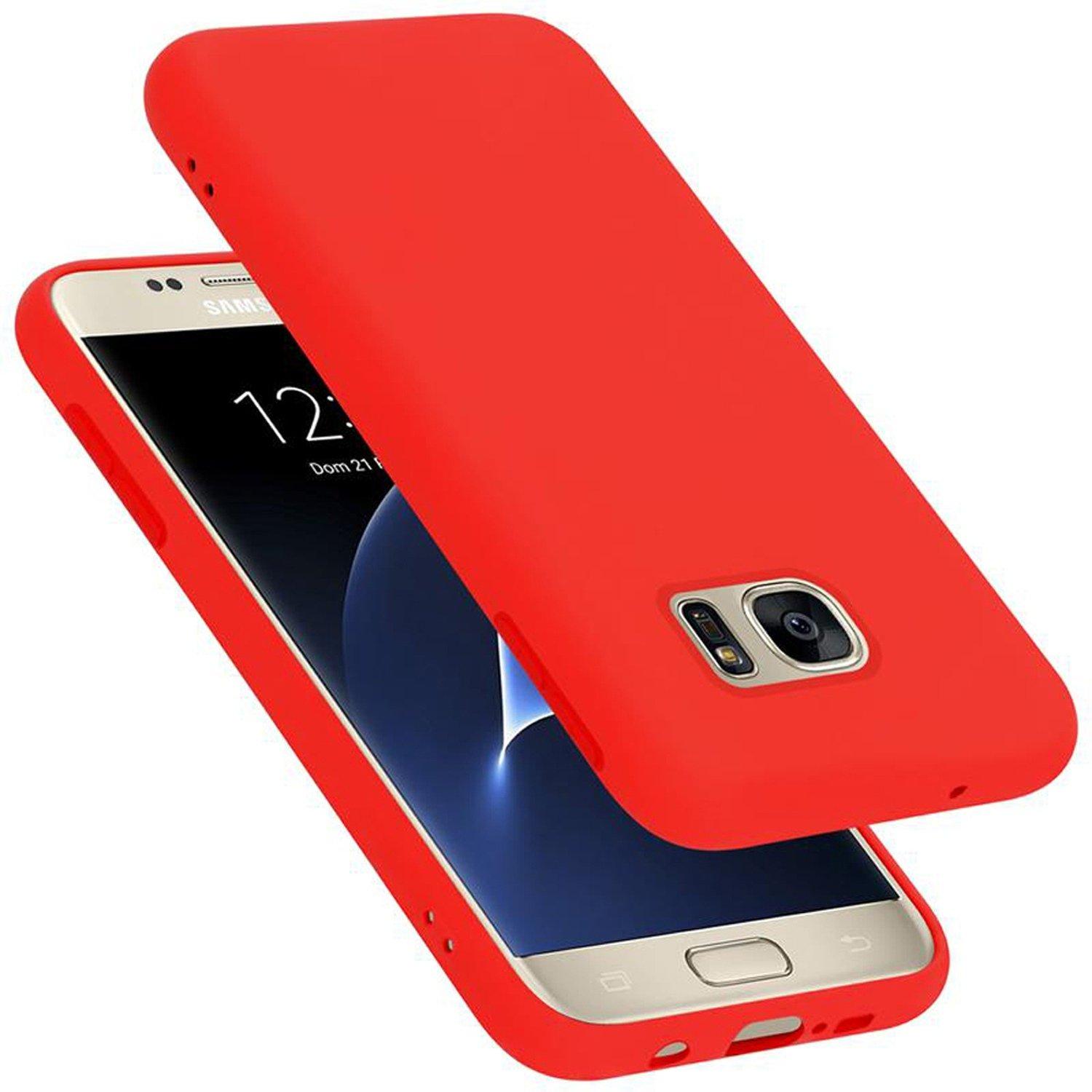 Cadorabo Hülle für Samsung Galaxy S7 TPU Silikon Liquid