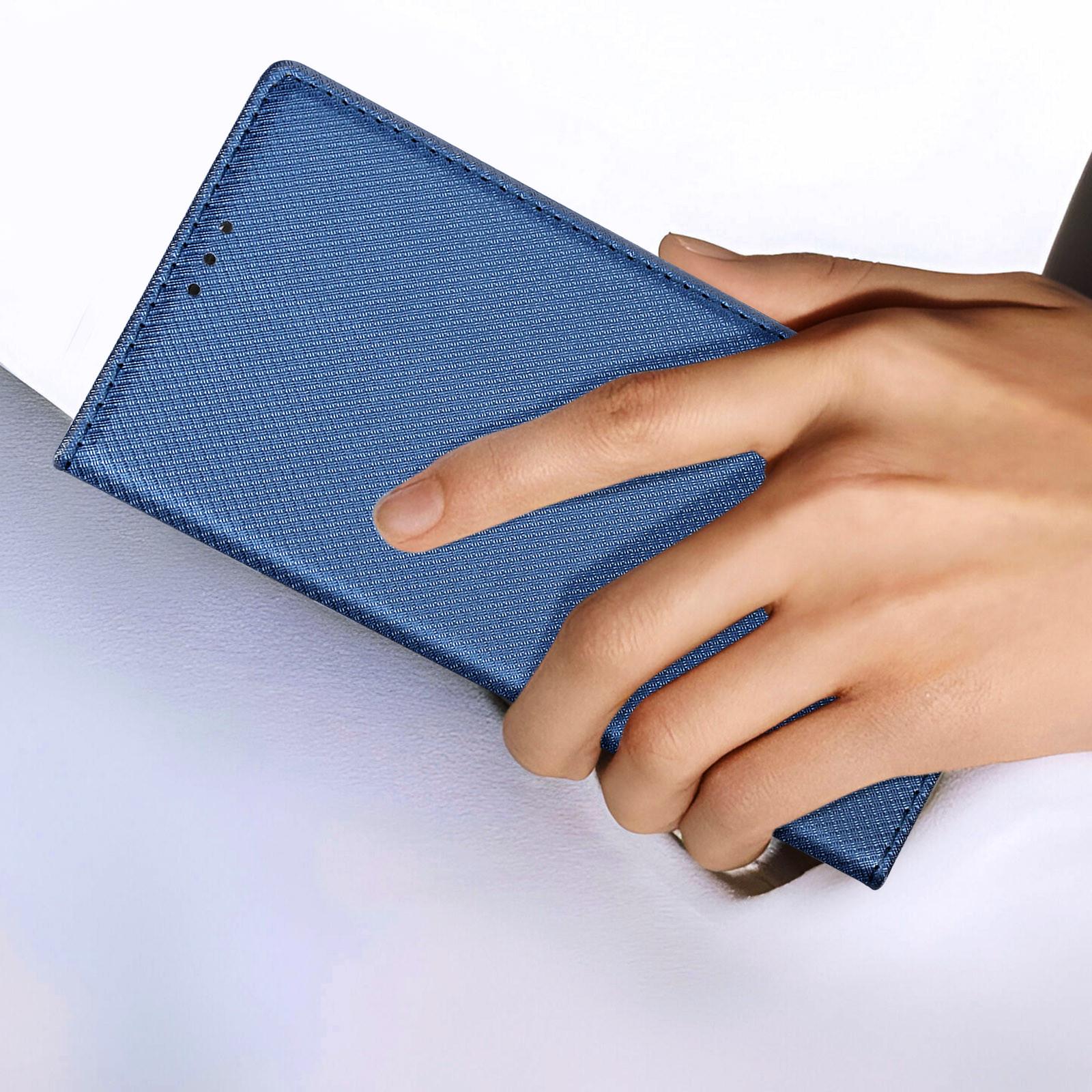 Avizar Samsung Galaxy S24 Ultra Book Cover Blau