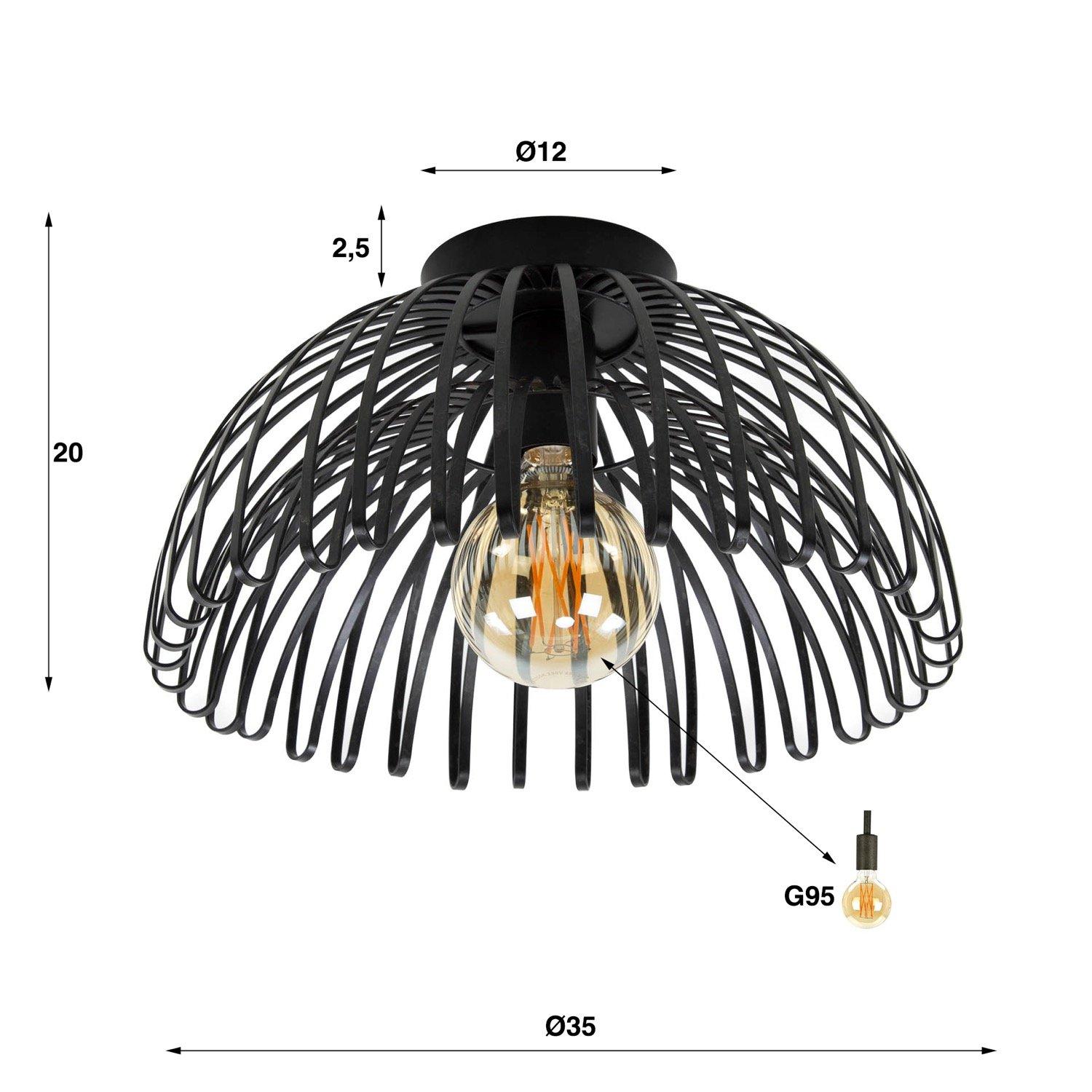 mutoni Deckenlampe Bend 1L