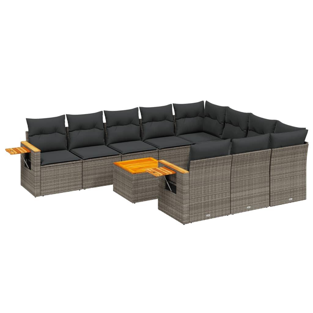 VidaXL Garten sofagarnitur poly-rattan