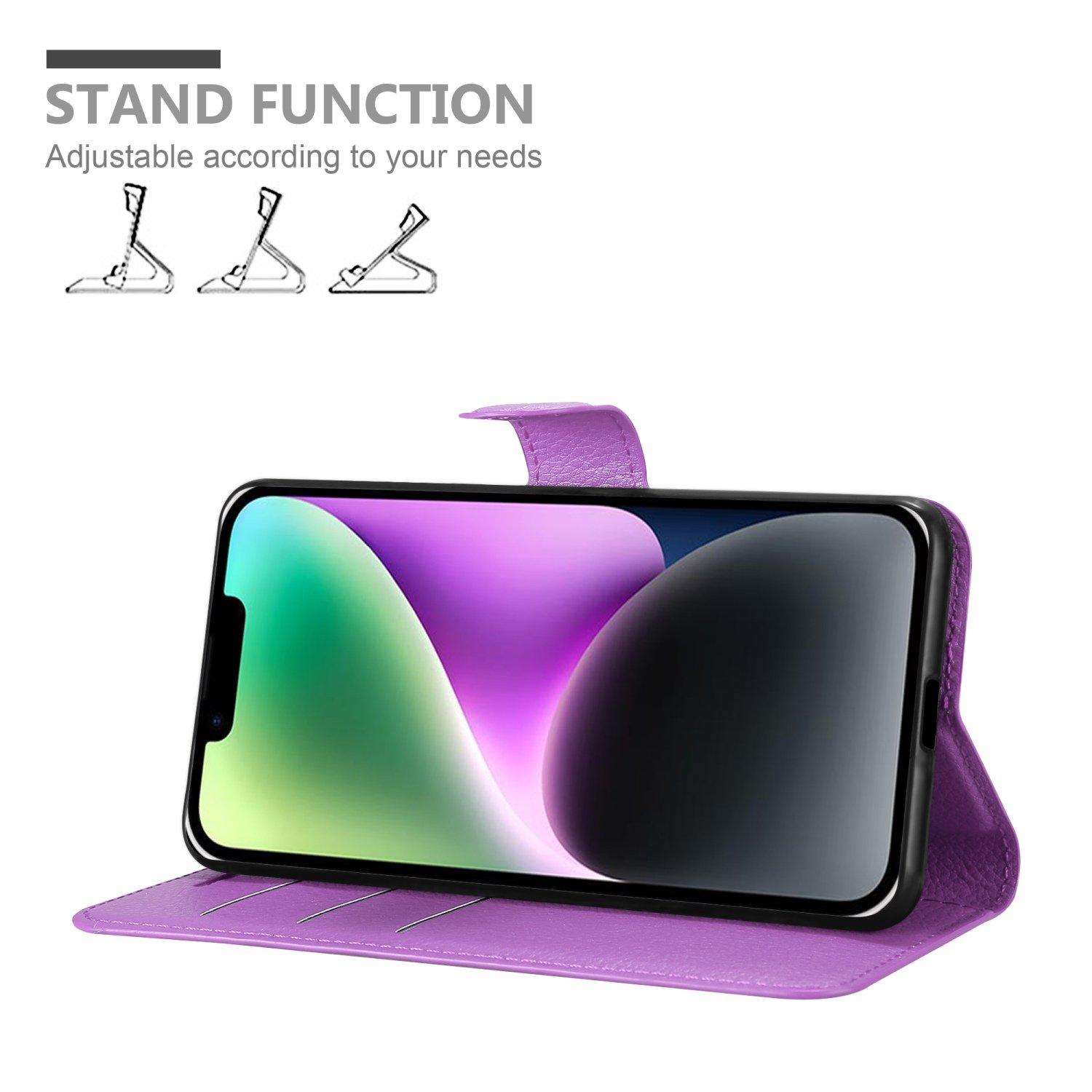 Cadorabo Hülle für Apple iPhone 14 Standfunktion, Kartenfach