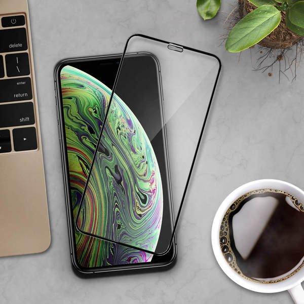 Avizar Panzerglas Folie iPhone X/XS Schwarz