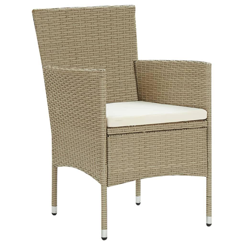 VidaXL Gartenstuhl poly-rattan