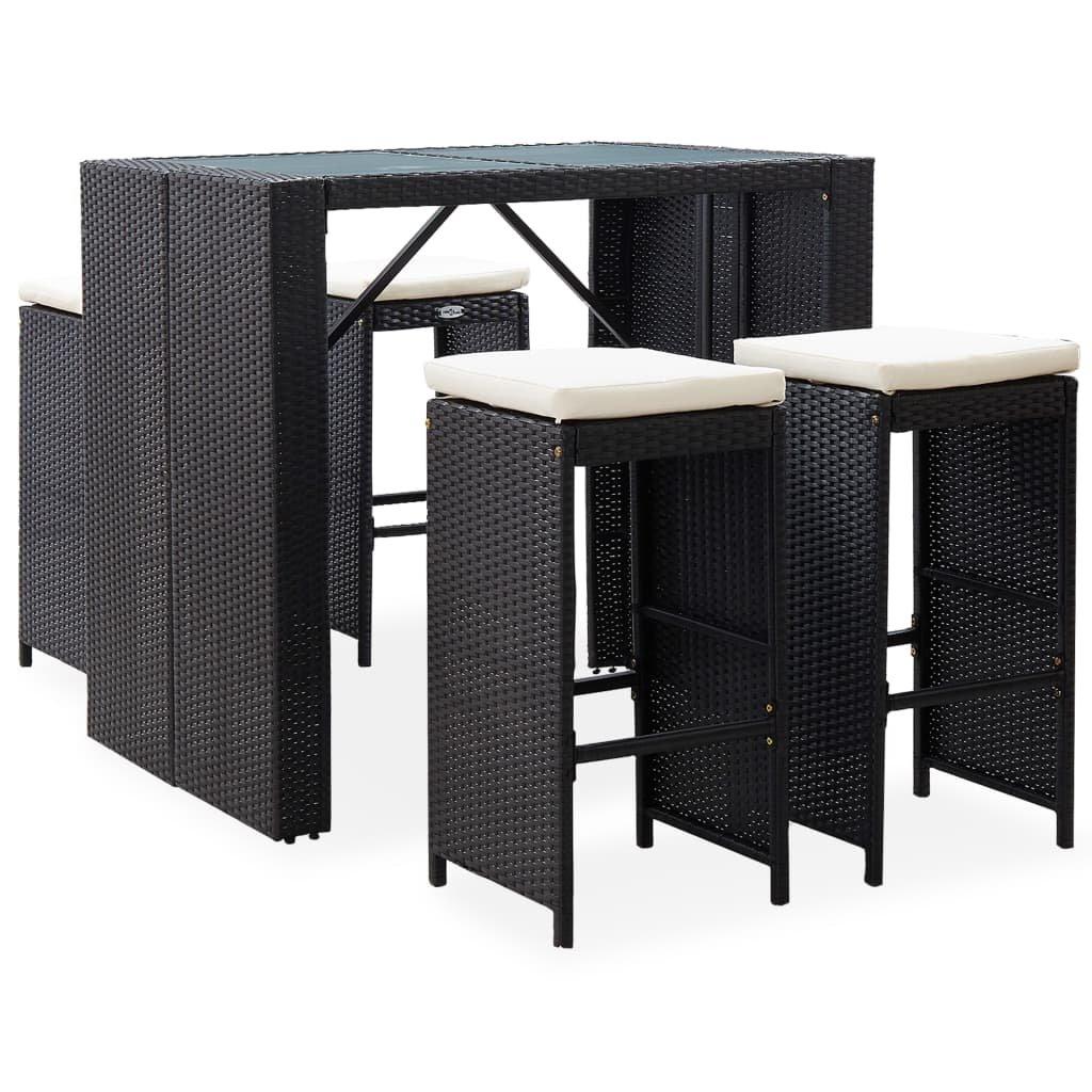 VidaXL Bar-set poly-rattan