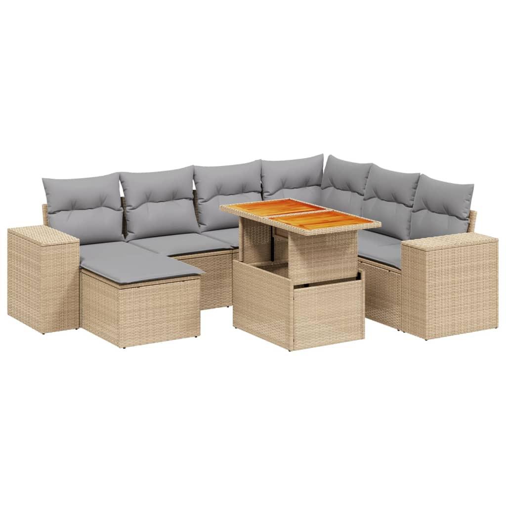 VidaXL Garten sofagarnitur poly-rattan