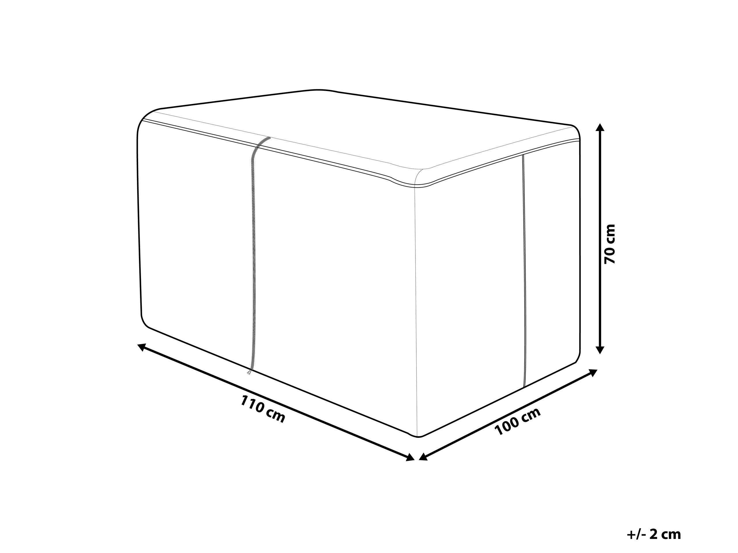 Beliani Regenschutzhülle aus PVC CHUVA