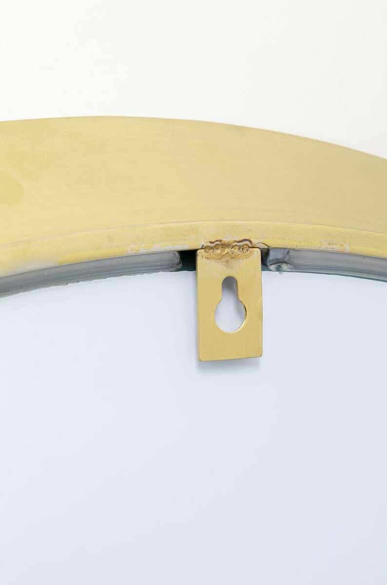 KARE Design Wandspiegel Arezzo Brass rund 100