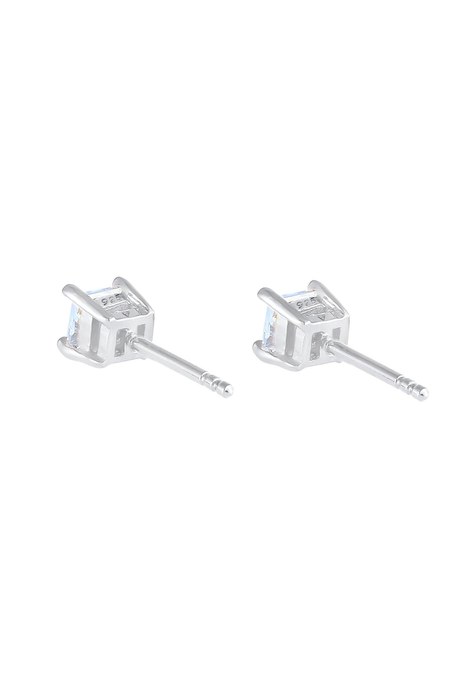 Kuzzoi Ohrringe Ohrstecker Quadrat Zirkonia 925 Sterling Silber